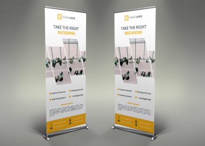 007 - Corporate Roll Up Banner